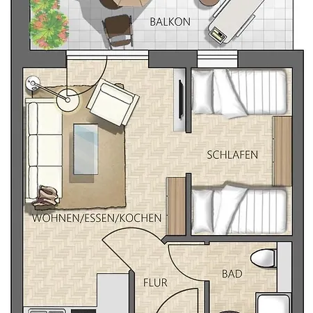 Strandstr_51 Wohnungsnr_2 Apartman